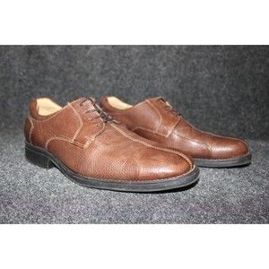 Studio Belvedere Bay Bridge Mens Size 12 E3 Brown Leather Oxford Shoes